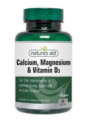 Natures Aid Calcium, Magnesium + Vitamin D3 90 tabs